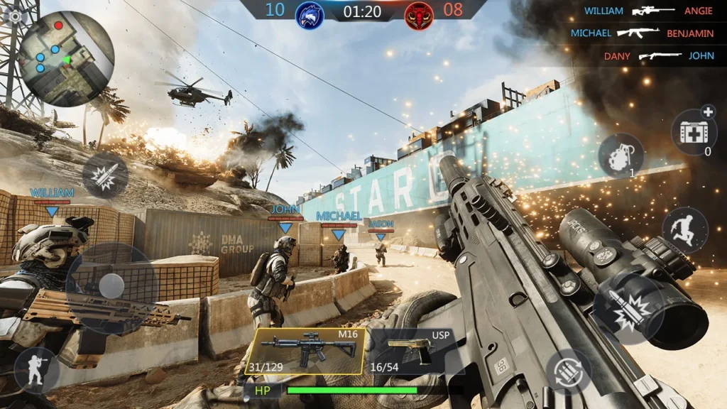FPS Strike OPS: Modern Arena 1.2.1 MOD APK 4 FPS Strike OPS MOD APK